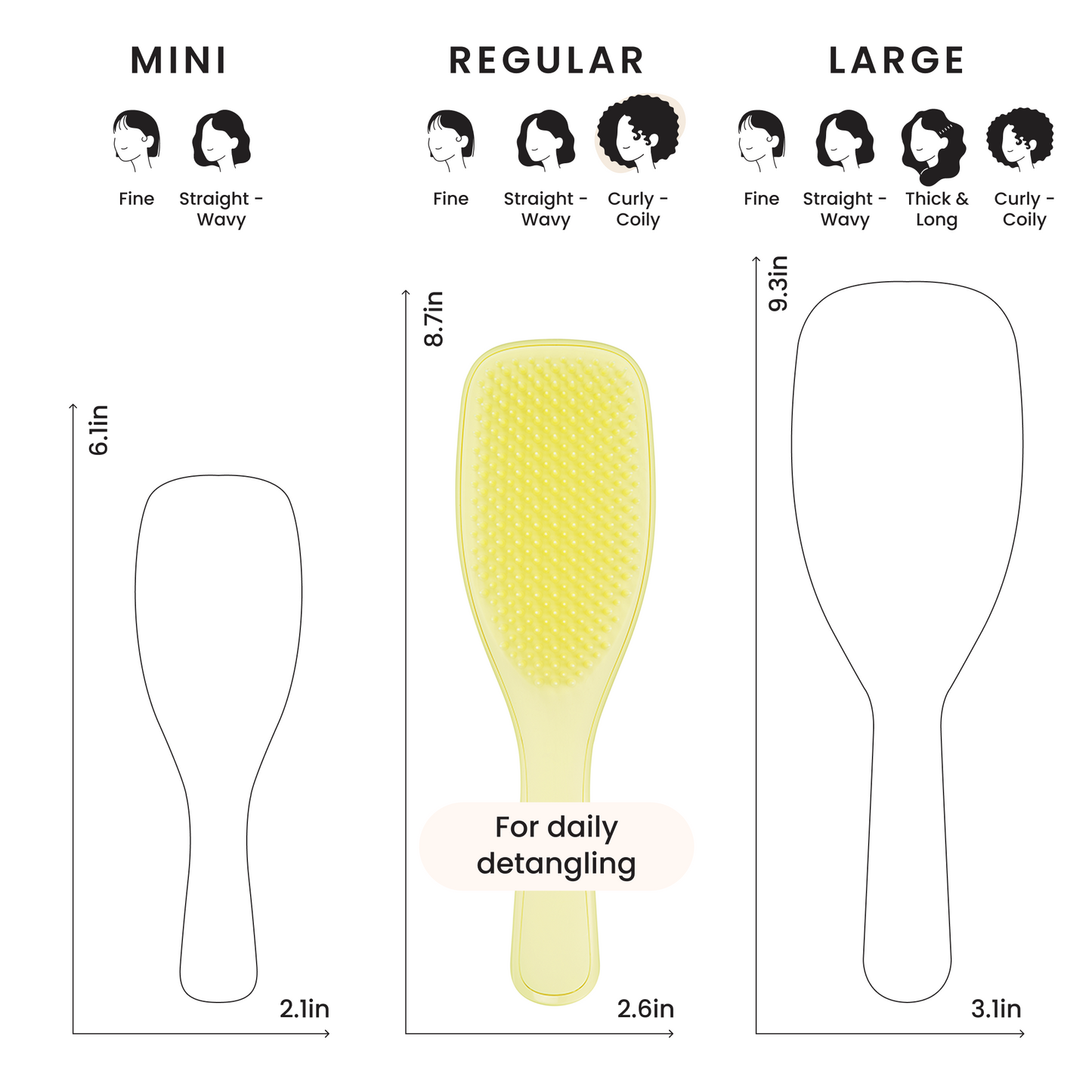 The Ultimate Detangler Plant Brush Y9
