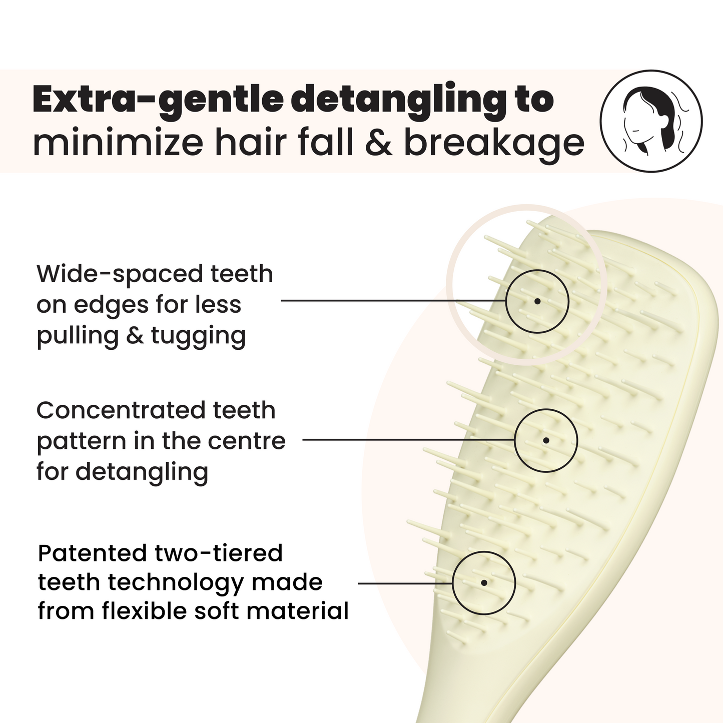 The Ultimate Detangler Extra Gentle A9