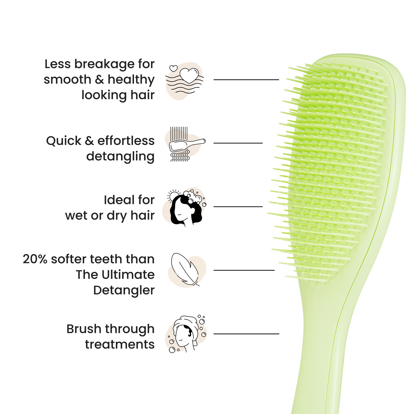 The Ultimate Detangler Plant Brush Y9