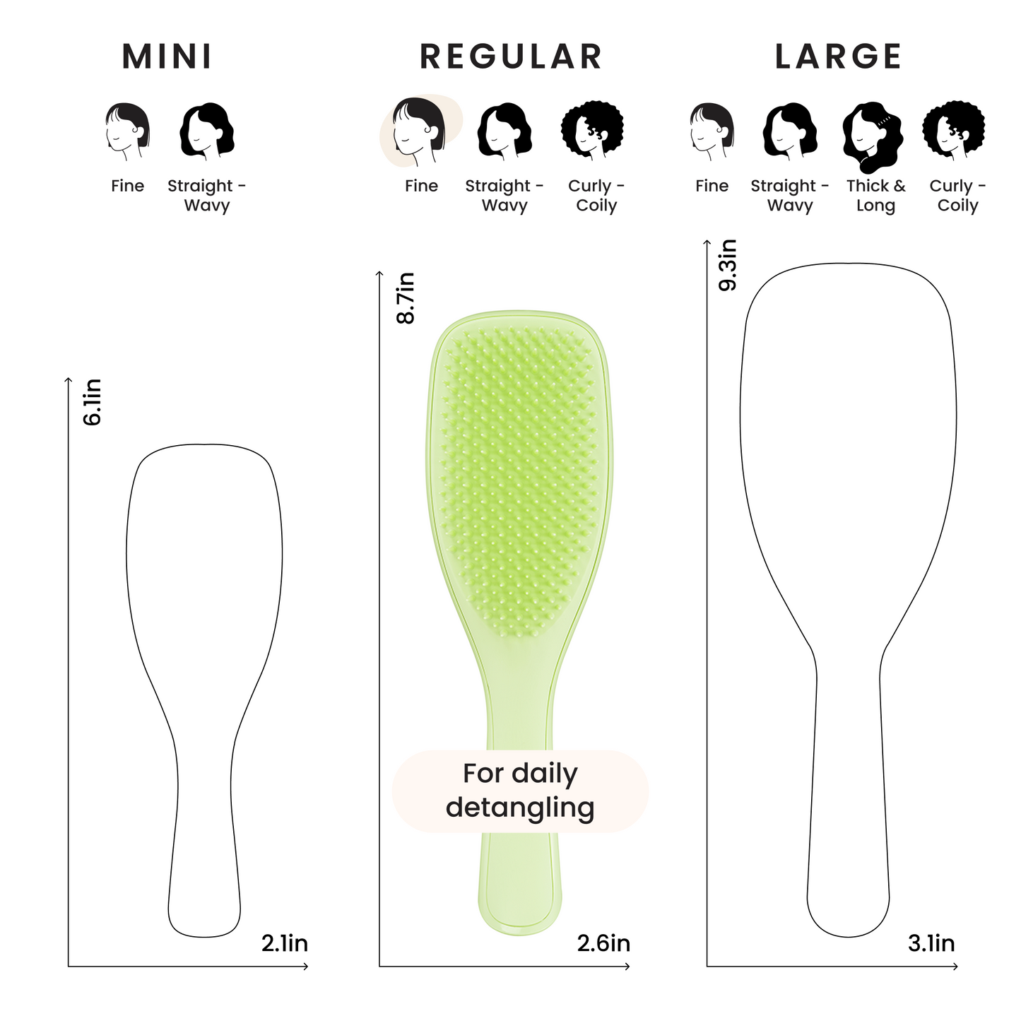 The Ultimate Detangler Plant Brush Y9