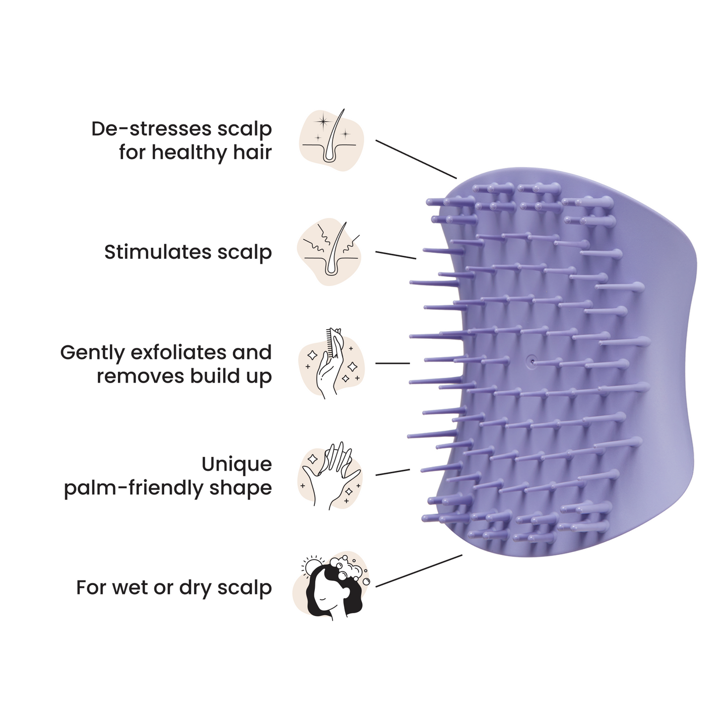The Scalp Exfoliator & Massager P7