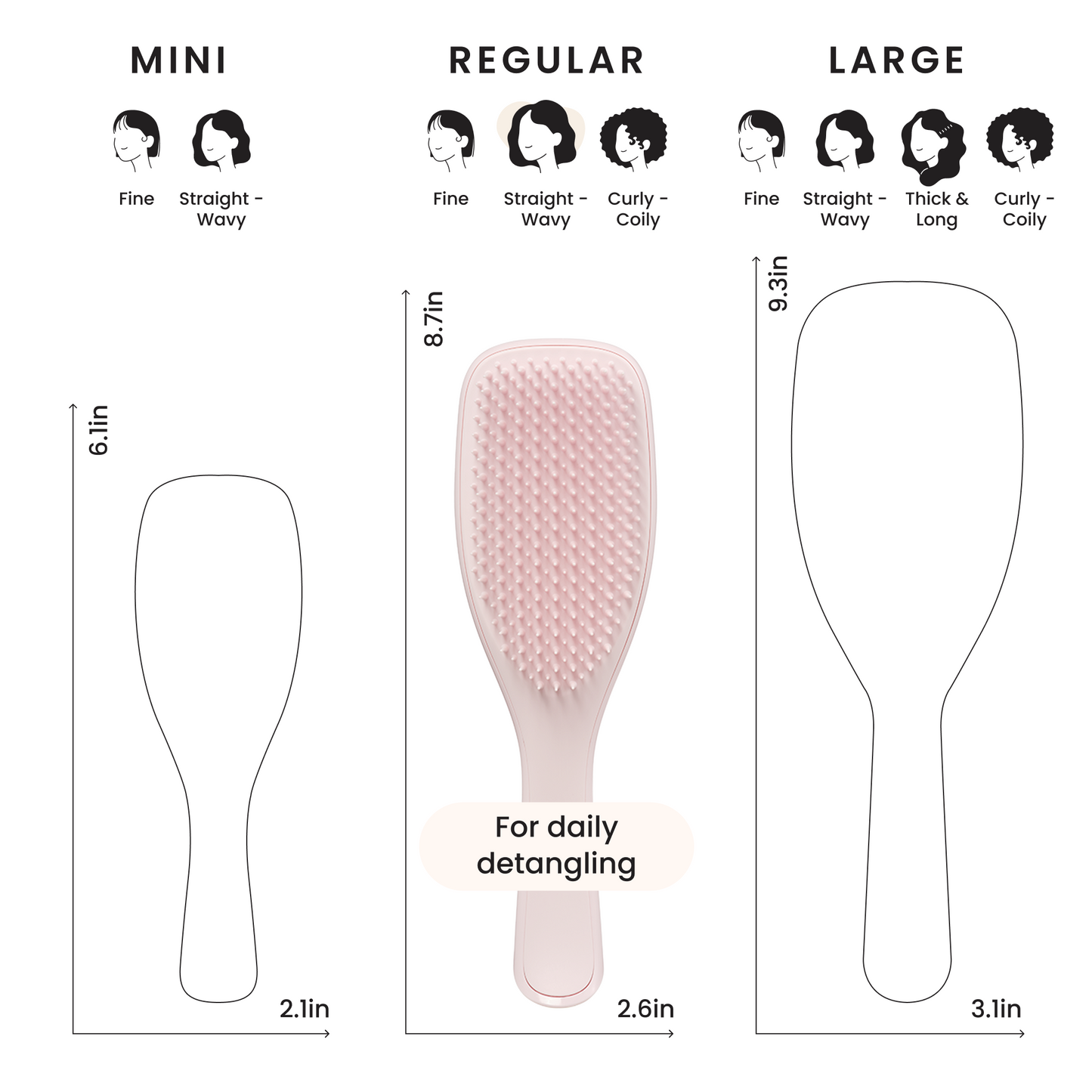 The Ultimate Detangler Plant Brush Y9