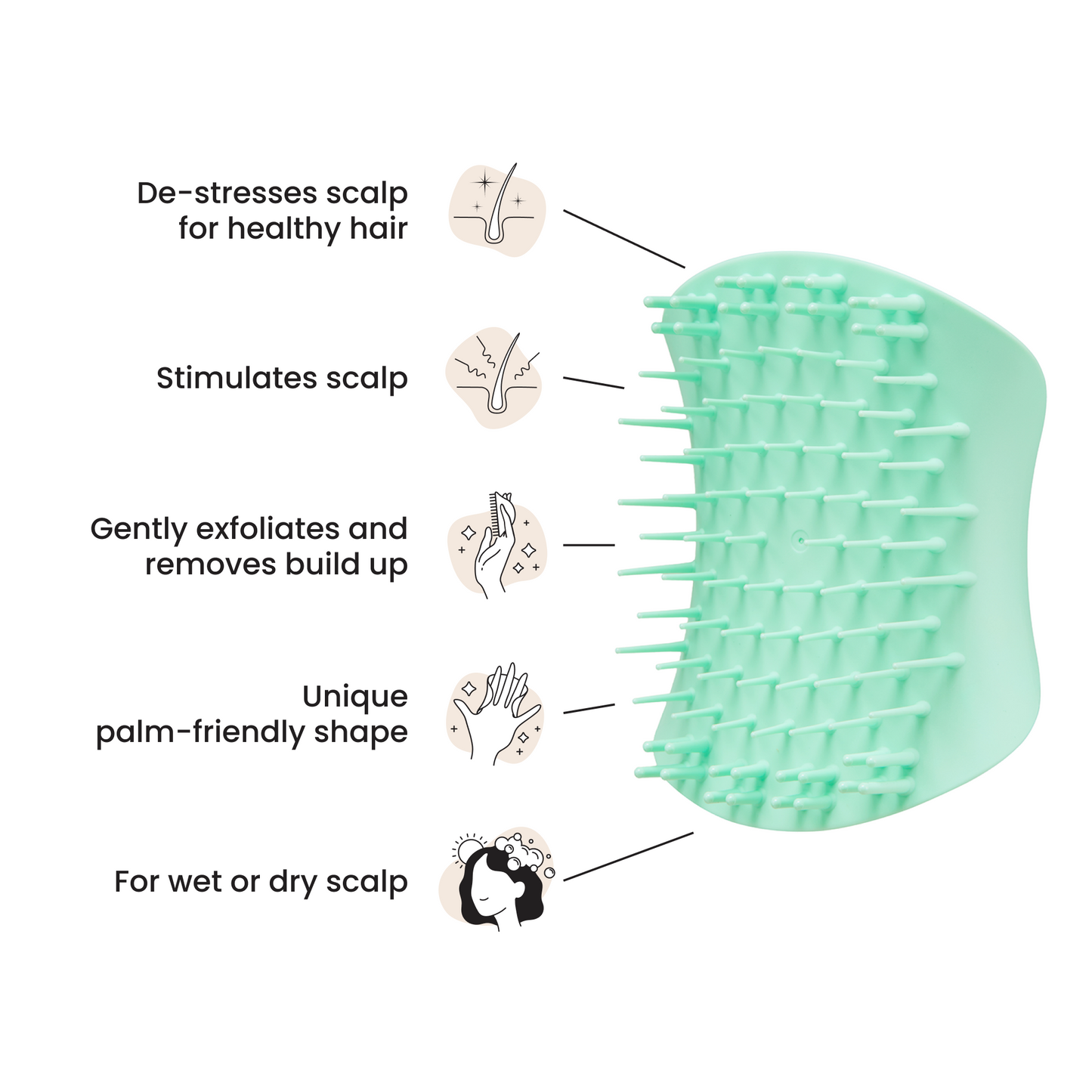The Scalp Exfoliator & Massager P7