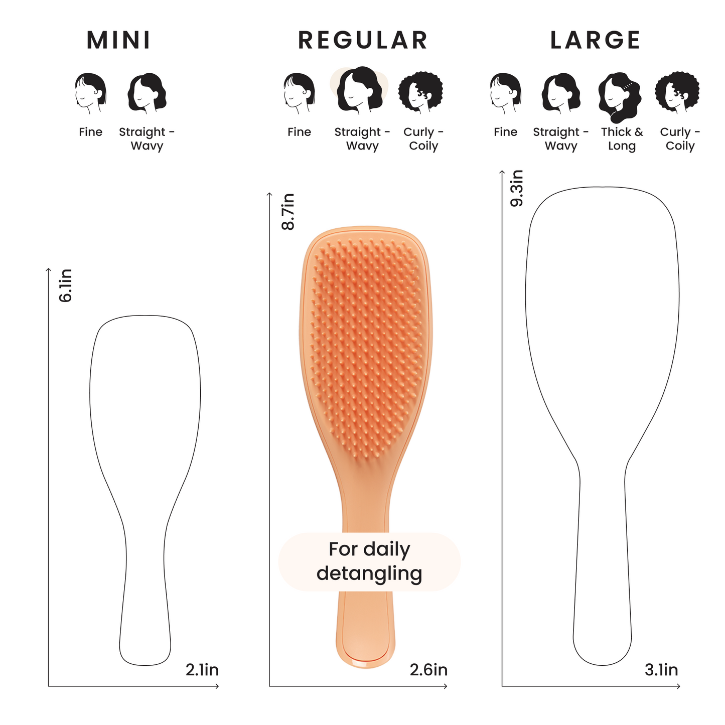 The Ultimate Detangler Plant Brush Y9
